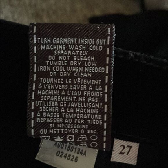 7 For All Mankind REVOLVE Black Velvet “The Skinny” Pants (Size: 27) - Picture 15 of 16